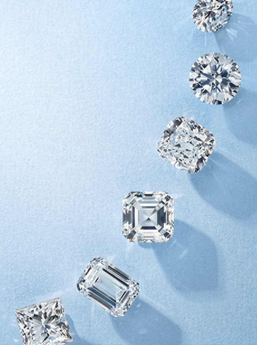 Certified polished diamonds