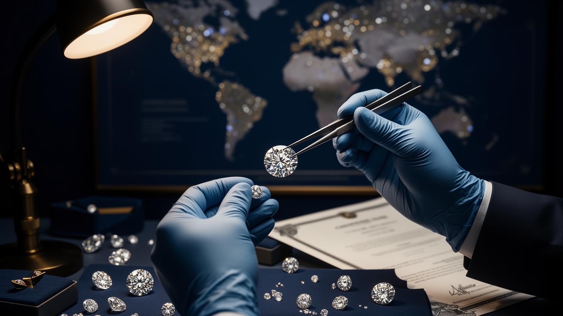 Diamond inspection, certification and global compliance